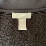 J Jill Black Sherpa Fleece Zip Up Jacket Coat XS Cozy Warm Winter Full Zip Layer Photo 4