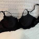 Show Off By Aerie Black Lace Bra Size 36C Worn Once Photo 0