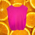 Evan‎ Picone Pro Pink Floral V Neck Sweater Vest Size Large Photo 3