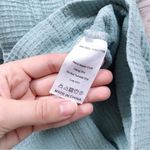 Piper & Scoot  • peasant dress aqua seafoam blue waffle cotton babydoll ruffle Photo 8