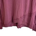 Athleta Womens Serenity Criss Cross Sweatshirt Modal Pink Size Medium Athletic Photo 2