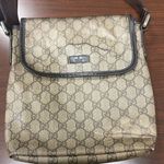 Gucci Vintage GG Supreme Monogram Small Crossbody Flap Bag serial #223666 Photo 1