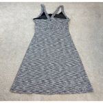 prAna Amaya Space-Dyed Gray Sleeveless Stretch Active Dress Size M Photo 2