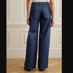SLVRLAKE Mica Belted Low Rise Baggy Wide Leg Jeans in Midnight Mile Sz 30 $300 Blue Photo 4