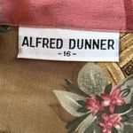 Alfred Dunner Vintage coastal Grandma Grannycore 100% silk cheetah tropical blouson jacket 16 Photo 8