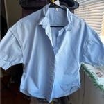 Light Blue Women's Button Photo 0