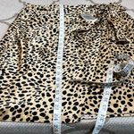 Hugo Boss  Vedina Faux Wrap Satin Animal Print Midi Skirt, Size 12, MSRP $248 Photo 7