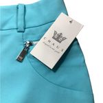 Chaus New York Aqua Trousers with Button Accent Brand New With Tag. Size 10 Blue Photo 7