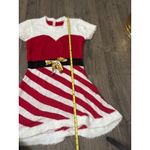 No Boundaries  Womens Christmas Sweater Dress Red White Candy Cane S/CH 3-5 Photo 4
