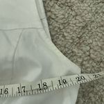 Boden Tamara Sleeveless Boat Neck White Cotton Chino Woven Dress Size 12 Long Photo 5