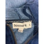 BEARPAW  Denim Blue Hooded Zip-Up‎ Jacket | Bandana Print Pockets | Size Small Photo 4