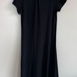 Fresh Produce  Emma Dress Woman’s Size S Black Ruching Short Sleeve Style 21484 Photo 1