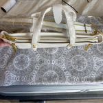 Joy Mangano “Joy Chic”White Leather Satchel, Handbag With RFID NWOT White Photo 8