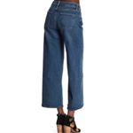 Current/Elliott Current Elliot wide leg seam front crop Jean size 26 Photo 1