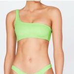 Triangl Swim One Shoulder Green Sparkle Top MEDIUM Photo 0