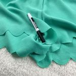 Body Central Vintage Scallop Shorts Womens Size M Green High Waist Beach Casual Photo 5