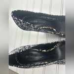 BCBGeneration BCBG Generation Womenโs Black & White Animal Print Peep Toe Stiletto Heels Sz 7 Photo 6