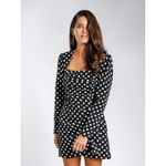 The East Order  AMY MINI POLKA DOT OPEN BACK LINEN WRAP DRESS EUC SIZE S‎ Photo 1