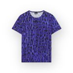 Just Cavalli  𖤐 Heritage Jaguar Print T Shirt 𖤐 Purple 𖤐 XL 𖤐 Women’s XXL 𖤐 Photo 2