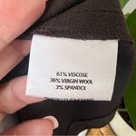 Eileen Fisher wide leg pants Chocolate Brown Women’s SIZE SMALL virgin wool Photo 4