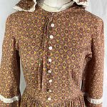Vintage Handmade Prairie Dress with Matching Bonnet Photo 1