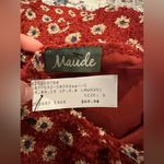 Maude NWT  floral short dress size Small  sleeve less Photo 3