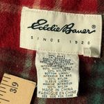 Eddie Bauer Vintage Women's Deep Red Anorak plaid wool lined Utility Jacket Photo 1