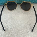 SUPER LOVERS made in Japan sunglasses vintage hexagon Black Photo 2