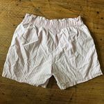 Ki Ko Mo vintage pink & white striped L high waist shorts Size L Photo 2