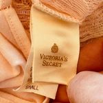 Victoria's Secret Vintage 80's Pink Bridal Lace & Mesh Nightgown Slip Small Photo 10