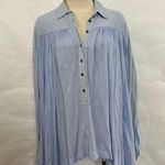 Free People Oversized Mixed Media Henley Photo 0