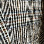 Mango  vintage style plaid check cropped pants with bow tie size xs Photo 12