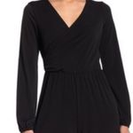 The Vanity Room Surplice Neck Wide Leg Jumpsuit S NWOT Photo 8