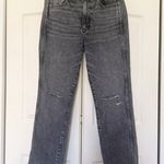 NWOT SLVRLAKE Hero Jeans Midnight Rider Dark Gray Distressed Jeans Size 28 Photo 2