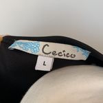 Cecico  Black Fit & Flare Mini Dress Sz L Photo 2