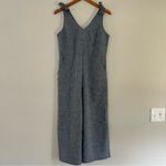 Doe & Rae  Grey V-Neck Wide Leg Jumpsuit Small Jumper Casual Formal Photo 1
