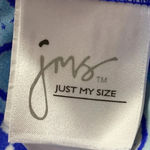 Just My Size JMS  WOMENS SWIM TOP SIZE 22W ROYAL BLUE FLORAL PRINT UNDERWIRE Photo 8