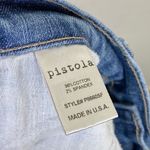 Pistola  Medium Wash Distressed Denim Raw Hem High Rise Skinny Jeans Size 31 Photo 4