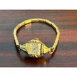 VTG Delaware 17 Jewels Watch 10K Bezel Stretch Band Coquette Not Tested Gold Photo 4