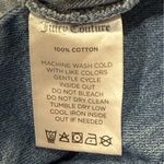 Juicy Couture  Chambray Romper Shortalls Sleeveless Collared Blue Small Y2K Photo 9