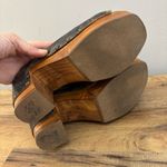 Bed Stu  Deva Mule Clogs Platform Sandal Black Lux Distressed Leather Women’s Photo 6