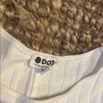 Dot Clothing White Lined LS Blouse Size Large Photo 6