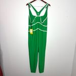 Diane Von Furstenberg Diane Von‎ Furstenberg Green Racerback Full Length Bodysuit Photo 2