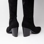 Marc Fisher  Arletta Pointed Toe Block High Heel Over The Knee Boots Shoes Black  Photo 3