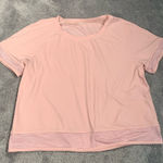 Lululemon  Athletica Light Pink Short Sleeve Tee Photo 0
