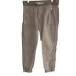 Athleta  Gray Cabo Linen Jogger Pants Size 10 Petite  Style 405720 Photo 2