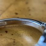 Natural Rhodolite Garnet Sterling Silver Ring Size 6.75 Photo 6