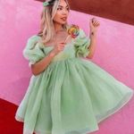 Selkie The Puff Dress Milky Jade XL Green Photo 0