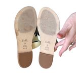 J. McLaughlin  - White Shay Leather Slide Sandals Sz 10 Photo 7