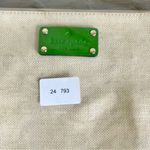 Kate Spade  New York Cream and Green Canvas Cosmetic Clutch SKU#24793 Photo 9